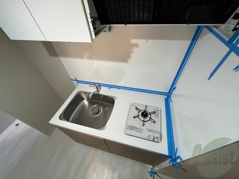 キッチン　ガスコンロが設置されているので購入の必要がありません！