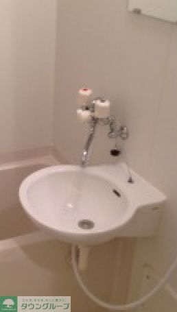 洗面設備　同管理会社　設備施工例　現況優先