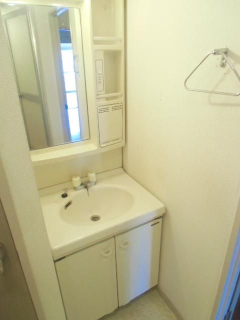 洗面設備　独立洗面台　室内洗濯機置場