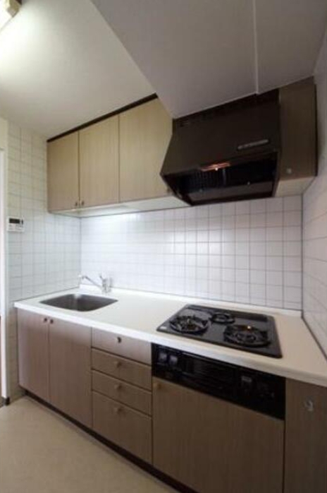 キッチン　3口コンロ。