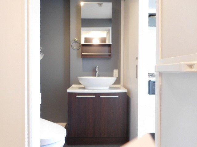 洗面設備　洗面台もこれまたお洒落ですよ