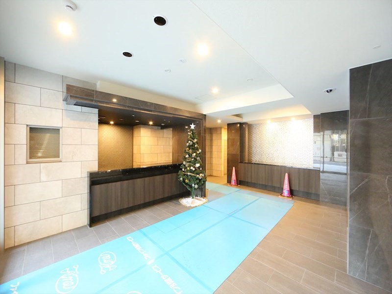 エントランス　エントランス　オートロック　宅配ＢＯＸ　防犯カメラ