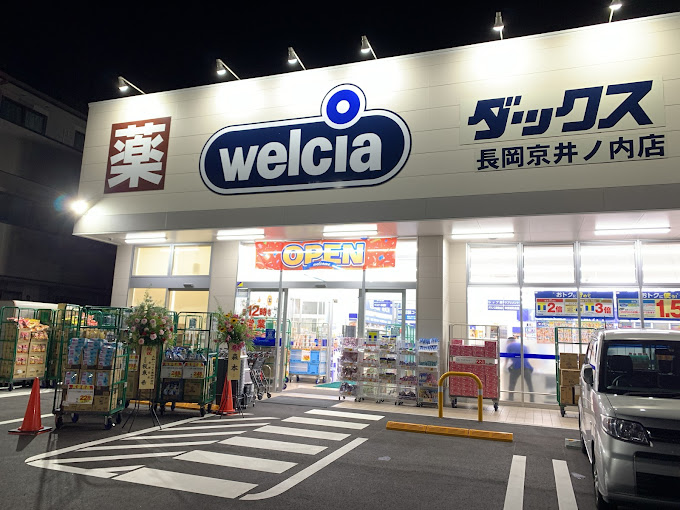 ドラックストア　ダックス長岡京井ノ内店（ドラッグストア）まで690m