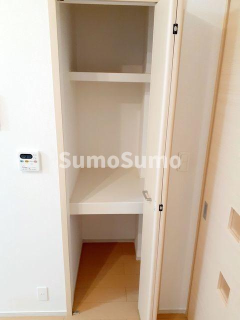 収納　たっぷりとした収納スペースです