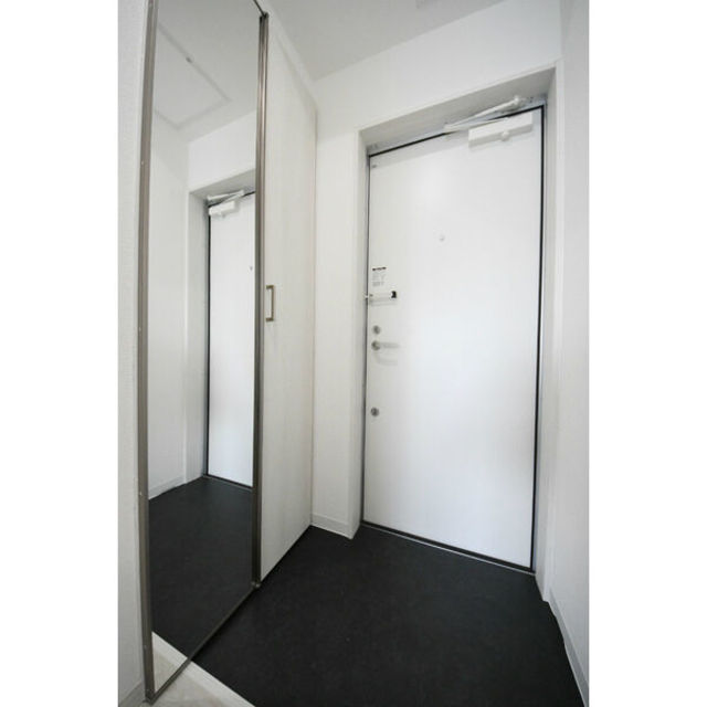 玄関　同型モデル撮影