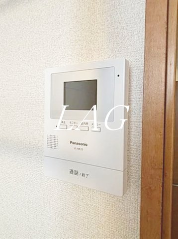 セキュリティ　モニター付きインターフォンです。