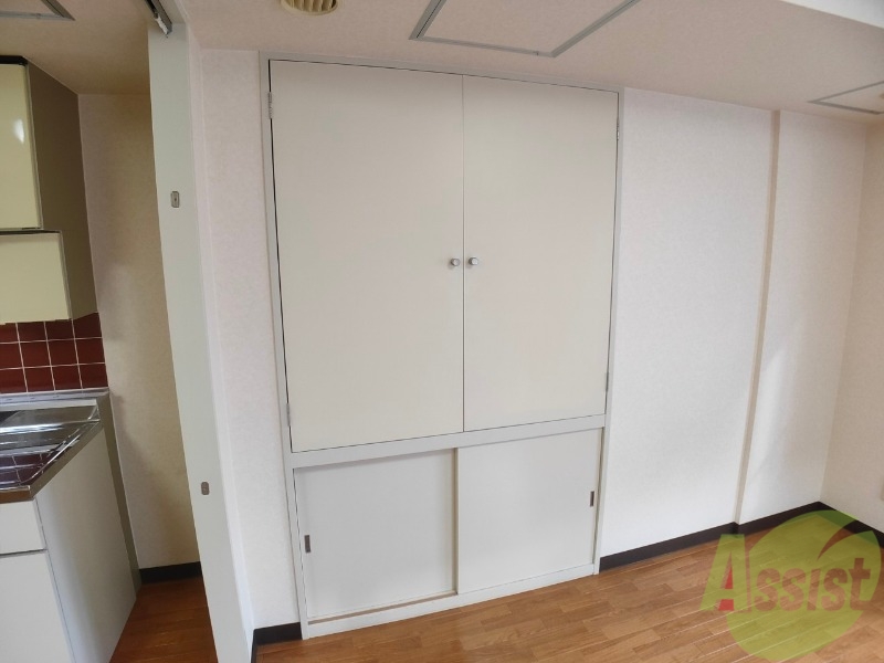 収納　大き目な収納です。部屋がすっきり片付きます。