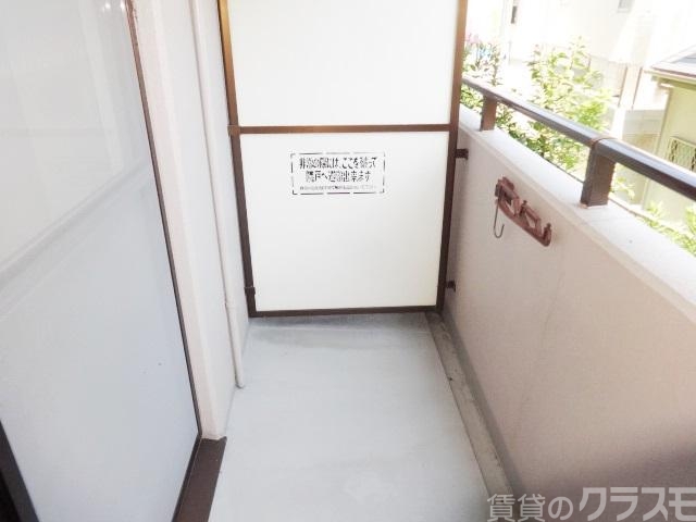 バルコニー　ベランダから景色です♪
