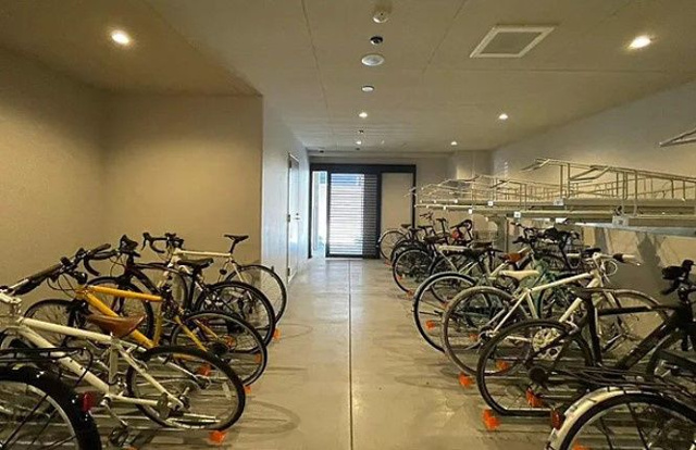 駐車場　駐輪場です。