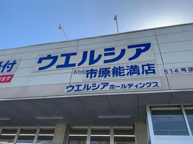 ドラックストア　ウエルシア市原能満店（ドラッグストア）まで481m
