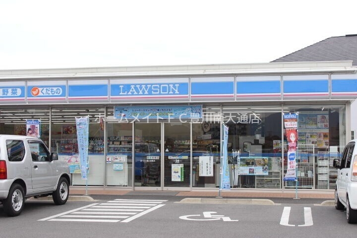 コンビニ　ローソン豊川古宿店（コンビニ）まで431m