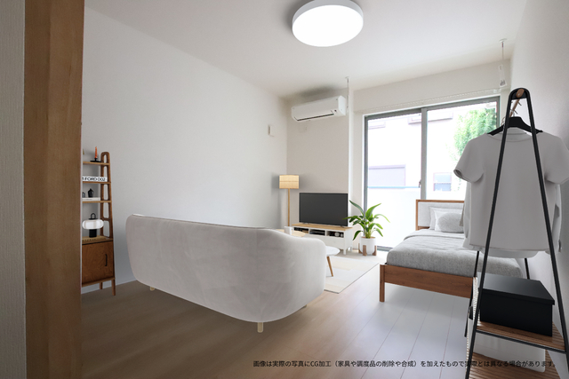 居室・リビング　ＣＧ加工した画像のため実際とは異なる箇所もございますので、あ