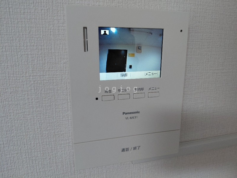 セキュリティ　モニター付きインターホンで来客確認も安心です！