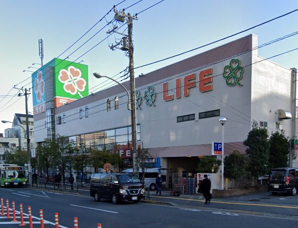 スーパー　ライフ 深川猿江店（スーパー）まで619m