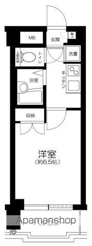東京メトロ南北線 白金高輪駅 徒歩5分 8階建 築28年の間取り写真