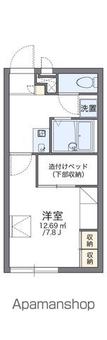 レオパレス小波瀬の間取り写真