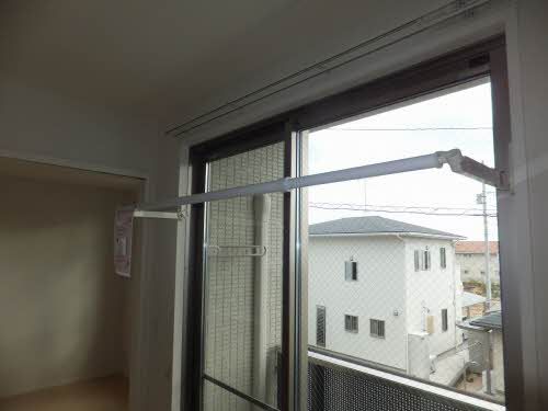 眺望　室内物干し
