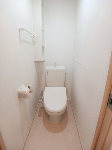 高松琴平電鉄志度線 沖松島駅 徒歩2分 2階建 築13年のトイレ写真
