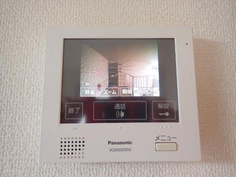 セキュリティ　カメラ付インターホン（イメージ）