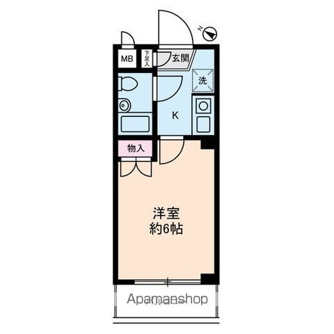 キャッスルマンション鶴間の間取り写真
