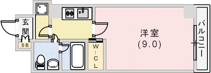 インプルーブ三宮イーストの間取り写真
