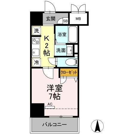Je Glycine 寿町の間取り写真