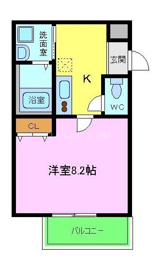 AKAHATA LA CITTAの間取り写真
