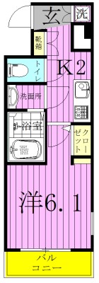 b’CASA Verde ~ビーカーサヴェルデ~の間取り写真