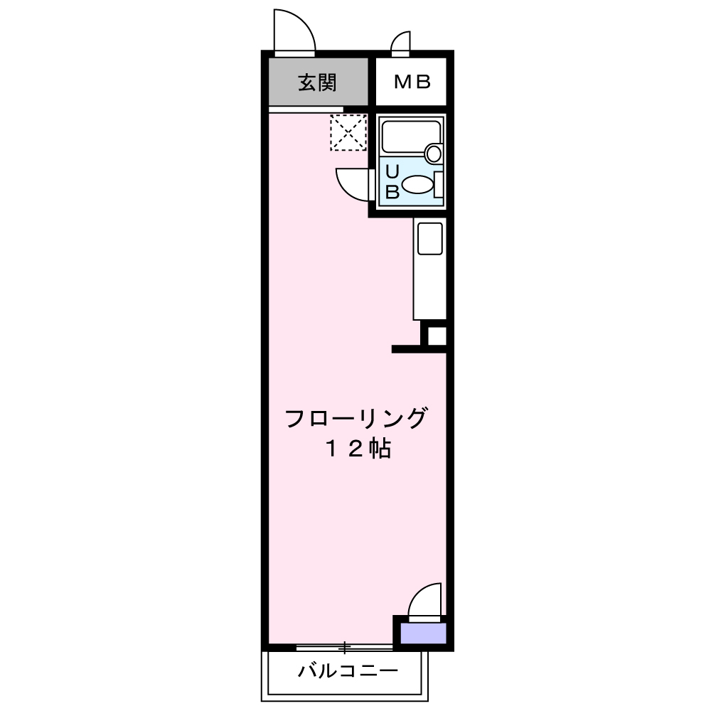 錦町チサンマンションの間取り写真