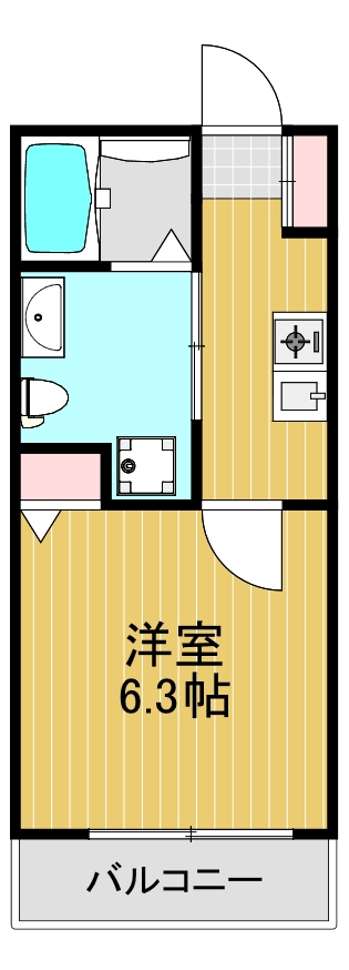 グリーンライン 日吉本町駅 徒歩9分 2階建 築5年の間取り写真