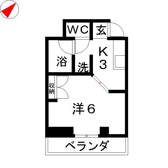 桑原ビルの間取り写真