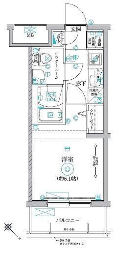 リルシア横濱鶴見2の間取り写真
