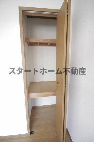 収納　十分な収納スペースがあります