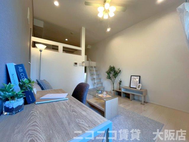 居室・リビング　CG画像です。家具家電付きではありません