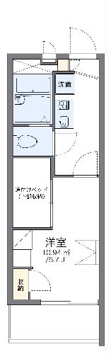 レオパレス洛南の間取り