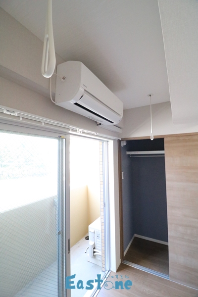 その他　雨や降灰も心配なしの室内物干しあります