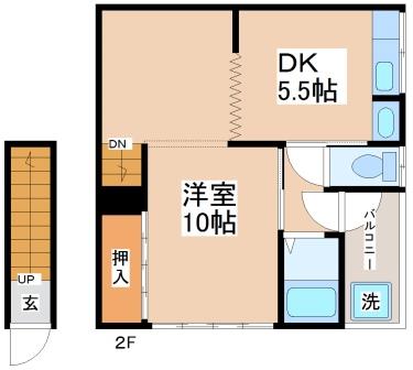 養老ハイツの間取り