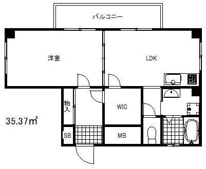 フォーレ本山中町の間取り