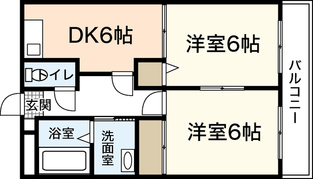 ロジュマンＨｉｇａｓｈｉ壱番館の間取り