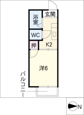 ラポール鳥見の間取り