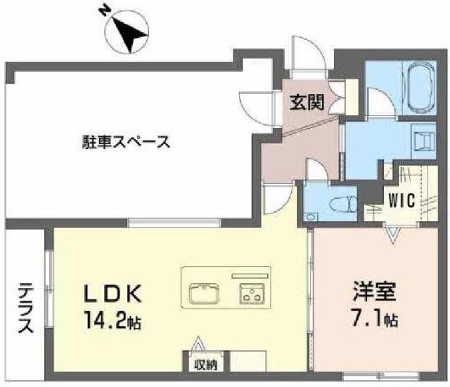 安城市桜町のマンションの間取り