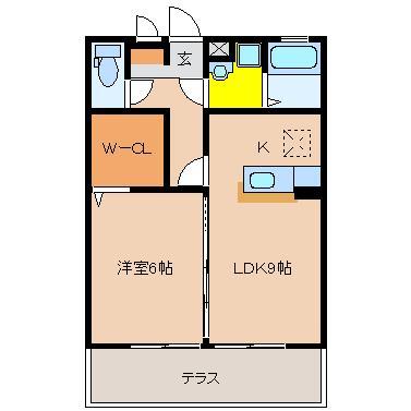 エバーグリーンの間取り