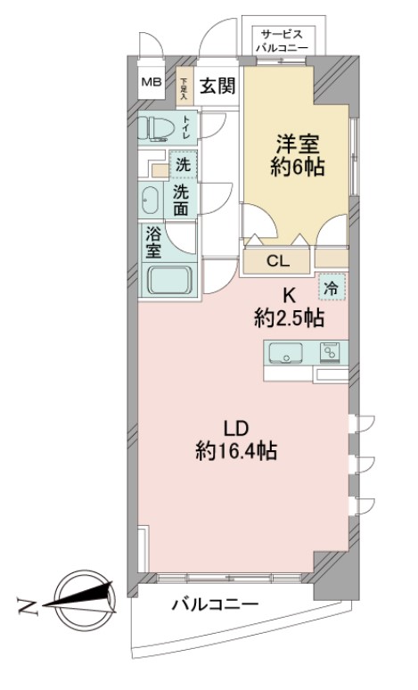 セレッソコート上本町ＥＡＳＴの間取り