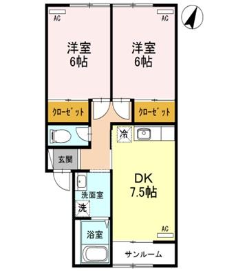 プレジール杉田台の間取り