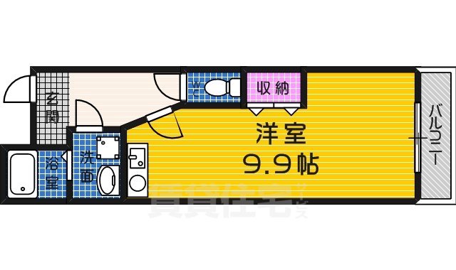 堺市堺区宿院町東のマンションの間取り