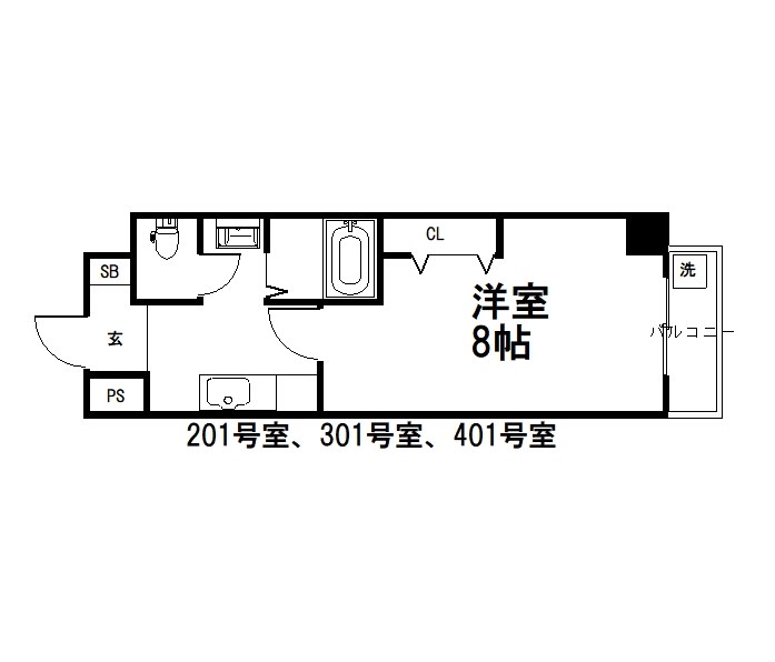 アルファープライズ５の間取り