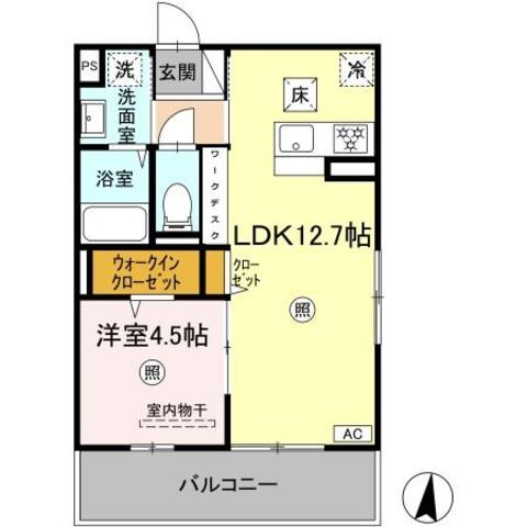 D-ROOM花高松の間取り