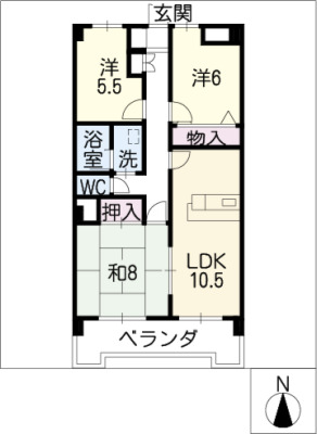 アルカディア長久手の間取り