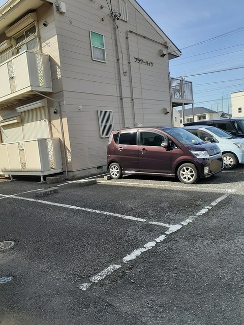 【袖ケ浦市奈良輪のアパートの駐車場】