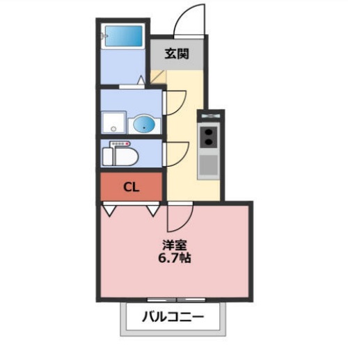 【Espoir　Aの間取り】